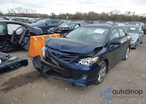 2013 Toyota Corolla S z USA, uszkodzony, nr VIN 5YFBU4EE1DP074774
